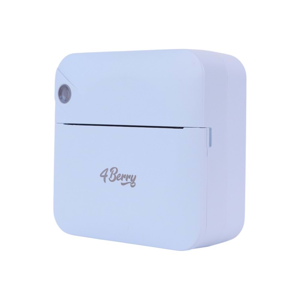 C17M Mavi Mini Bluetooth Yazıcı – Termal, Portable, Kartuşsuz Baskı