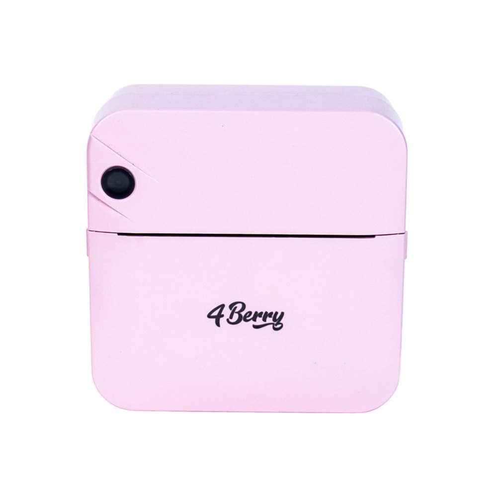 C17M Pembe Mini Bluetooth Yazıcı – Termal, Portable, Kartuşsuz Baskı