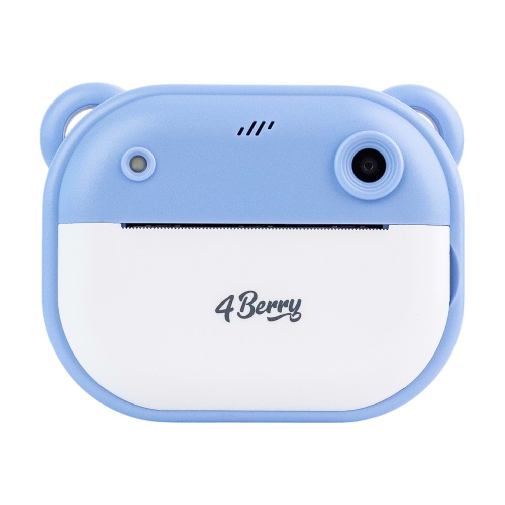 C10 Çocuk Kamerası – HD Ekranlı, Termal Etiket ve Fotoğraf Baskı, Mavi