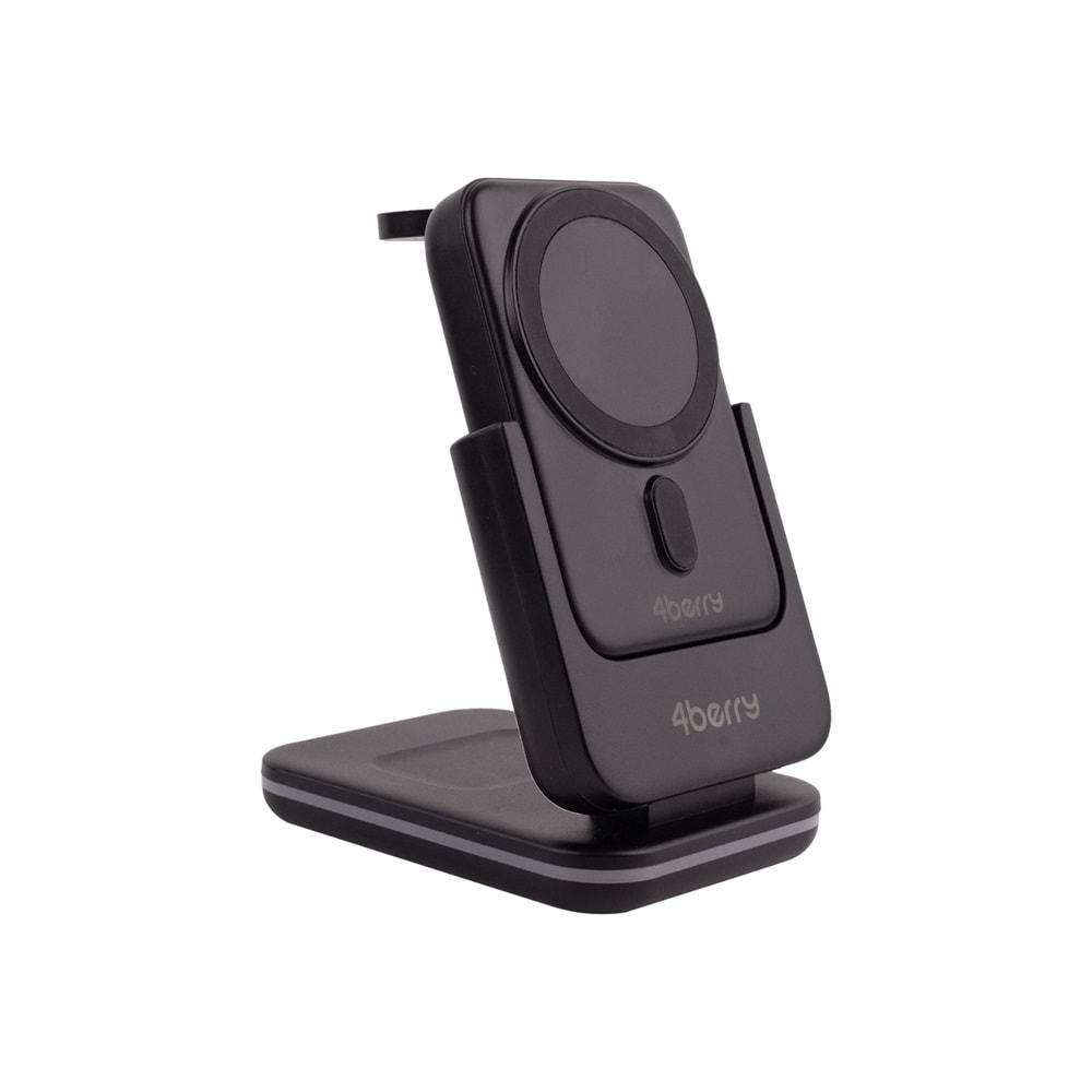 BWLm01B Siyah Powerbank & Stand – 5-in-1, 5 000 mAh, 20 W Hızlı Şarj