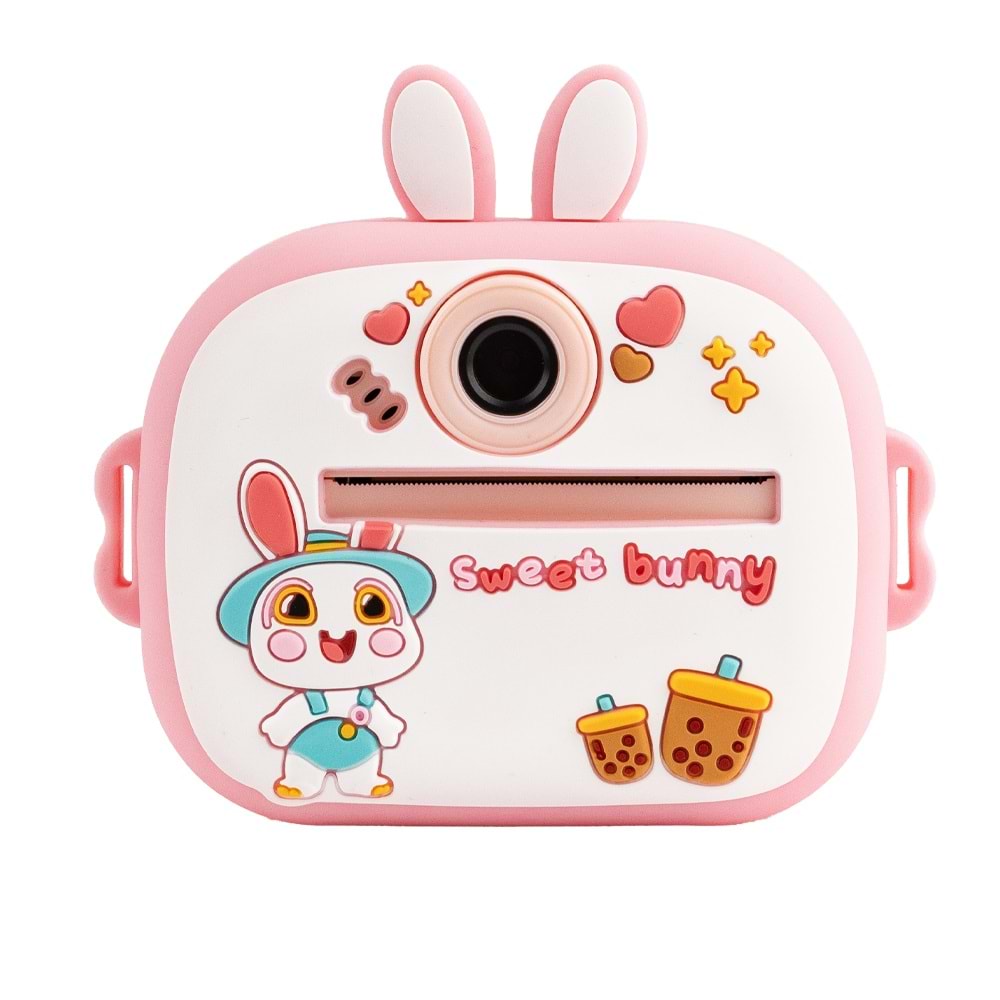 Q7 Taşınabilir Fotoğraf Yazıcı ve Kamera BUNNY PEMPE
