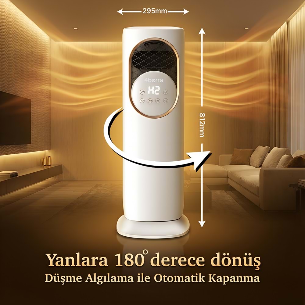 4 IN 1 - HAVA SOĞUTUCU-ISITICI-NEMLENDİRİCİ-UV