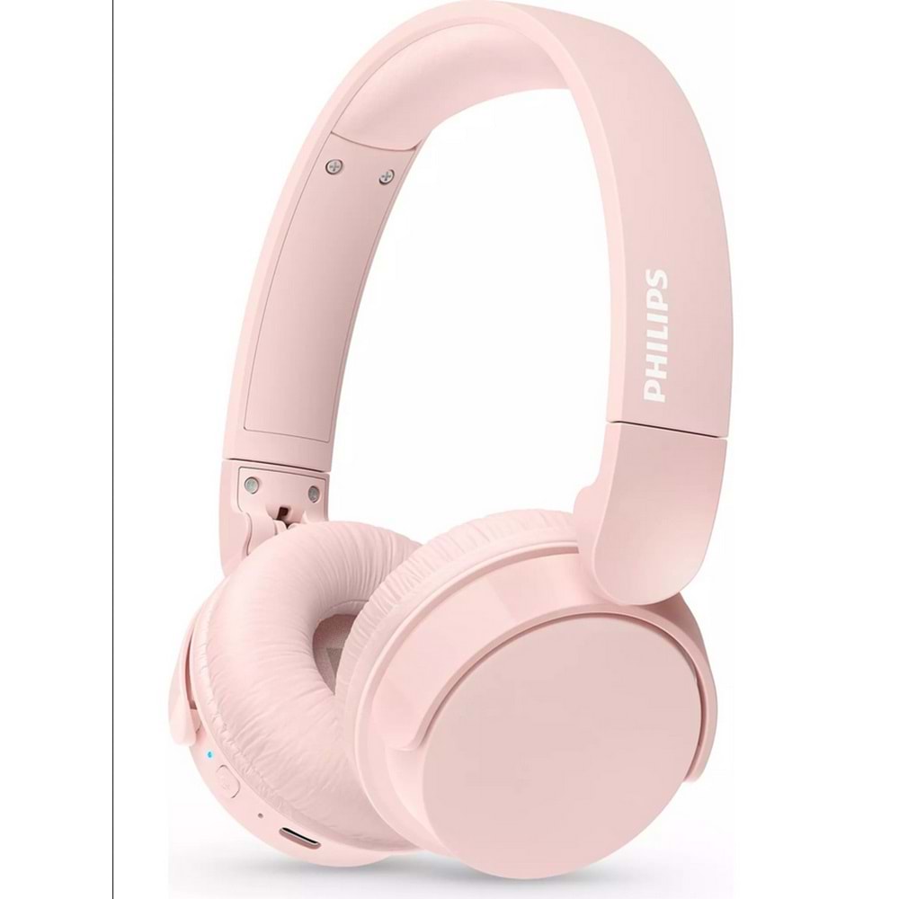 TAH4209PK Kablosuz Kulak Üstü Kulaklık Dinamik Bas, Bluetooth, Net Arama Sesi, 55 Saat Kullanım Pembe