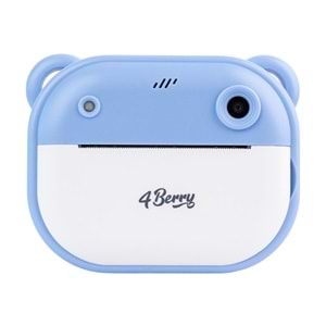 C10 Çocuk Kamerası – HD Ekranlı, Termal Etiket ve Fotoğraf Baskı, Mavi