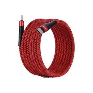 BMCC-06 Kirmizi USB-C-C Manyetik Kablo – 2 m, 100 W Süper Hızlı Şarj