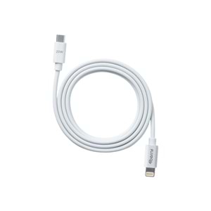 4Berry ECO-CLT Beyaz USB-C-Lightning Kablo – 1.2 m, 20 W Hızlı Şarj