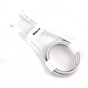 4Berry ECO-CLT Beyaz USB-C-Lightning Kablo – 1.2 m, 20 W Hızlı Şarj