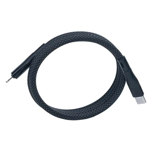 KS-CL01 Siyah Manyetik USB-C›Lightning Kablosu – 1 m, Süper Hızlı Şarj