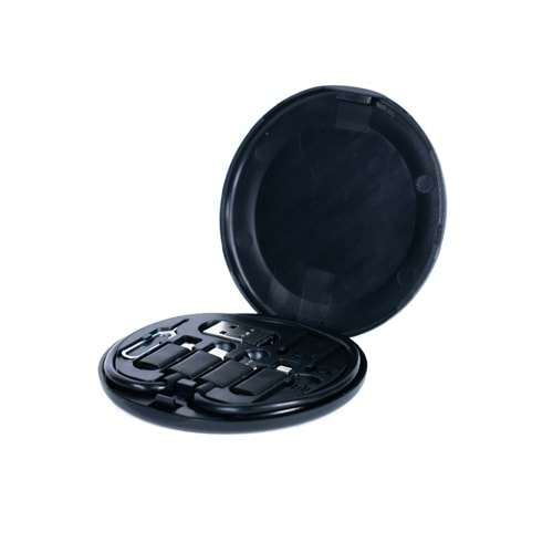 6'sı 1 Arada Kablo Seti Siyah 60W , Taşınabilir Çoklu Bağlantı Kiti SIYAH