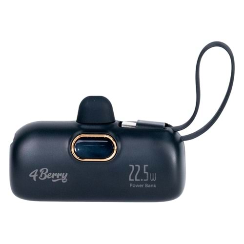 DX268Y Siyah Powerbank – 5.000 mAh, 22.5 W Lightning Hızlı Şarj