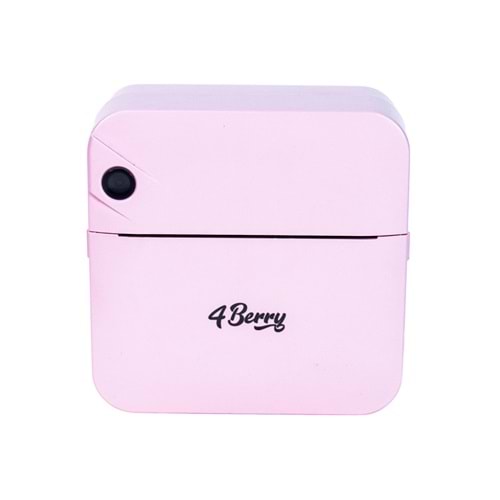 C17M Pembe Mini Bluetooth Yazıcı – Termal, Portable, Kartuşsuz Baskı