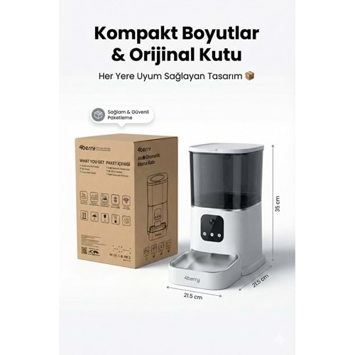KEDİ OTOMATİK MAMA KABI