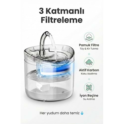 KEDİ SU KABI
