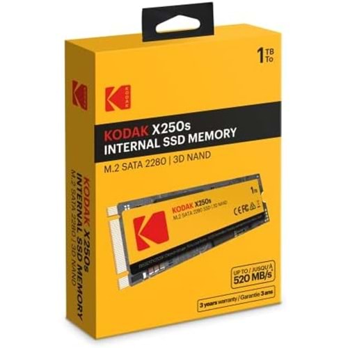 KODAK SSD 1TB X250s M.2 SATA 2280 SSD