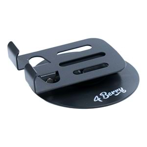 K13 Gri Telefon Standı – Metal, 360° Döner, Ayarlanabilir Yükseklik