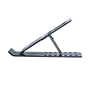 4BH31G Siyah Laptop Standı – Metal, Katlanabilir & Ergonomik Tasarım