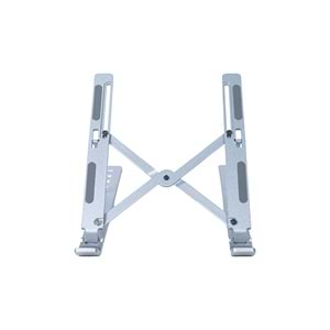 4BH31G Gri Laptop Standı – Metal, Katlanabilir & Ergonomik Tasarım