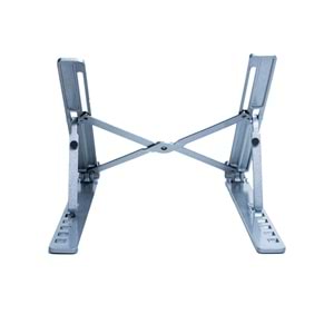 4BH31G Gri Laptop Standı – Metal, Katlanabilir & Ergonomik Tasarım