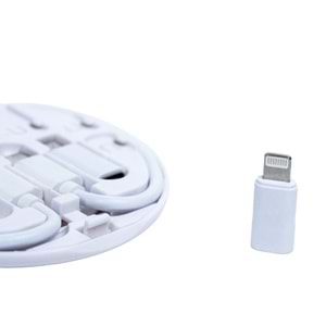 6'sı 1 Arada Kablo Seti Beyaz 60W , Taşınabilir Çoklu Bağlantı Kiti BEYAZ