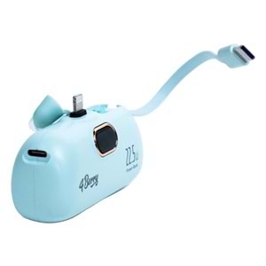 DX268Y Yeşil Powerbank – 5.000 mAh, 22.5 W Lightning Hızlı Şarj