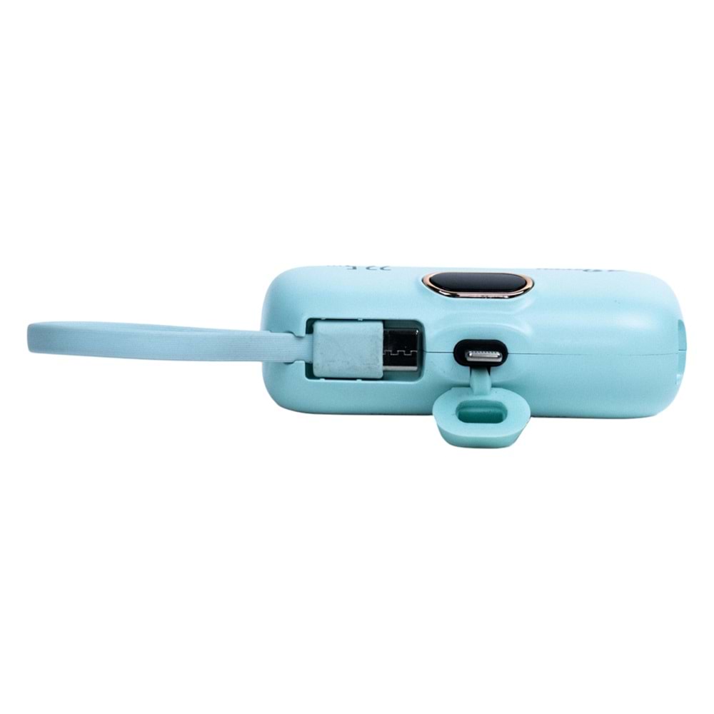 DX268Y Yeşil Powerbank – 5.000 mAh, 22.5 W Lightning Hızlı Şarj