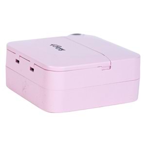 C17M Pembe Mini Bluetooth Yazıcı – Termal, Portable, Kartuşsuz Baskı