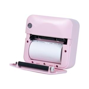 C17M Pembe Mini Bluetooth Yazıcı – Termal, Portable, Kartuşsuz Baskı