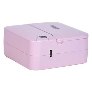 C17M Pembe Mini Bluetooth Yazıcı – Termal, Portable, Kartuşsuz Baskı