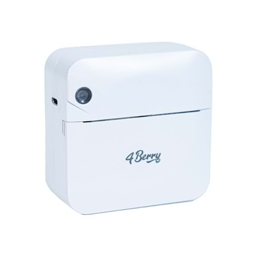 C17M Beyaz Mini Bluetooth Yazıcı – Termal, Portable, Kartuşsuz Baskı