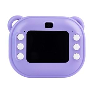 C10 Çocuk Kamerası – HD Ekranlı, Termal Etiket ve Fotoğraf Baskı, MOR