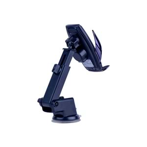 A8G Siyah Araç Tutucu – 15 W Kablosuz Hızlı Şarj, Otomatik Kıskaçlı