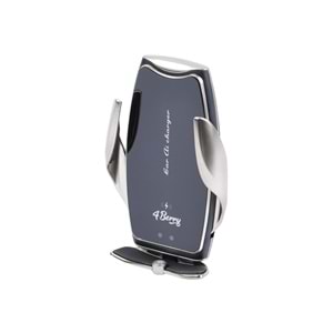 A8G Gri Araç Tutucu – 15 W Kablosuz Hızlı Şarj, Otomatik Kıskaçlı