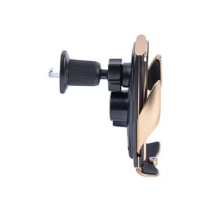 A8G Gold Araç Tutucu – 15 W Kablosuz Hızlı Şarj, Otomatik Kıskaçlı