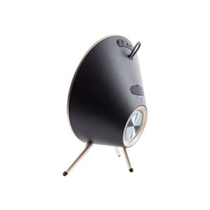 SPE-02G Siyah UFO Air Bluetooth Hoparlör – 80 W, Kablosuz, Modern Tasarım