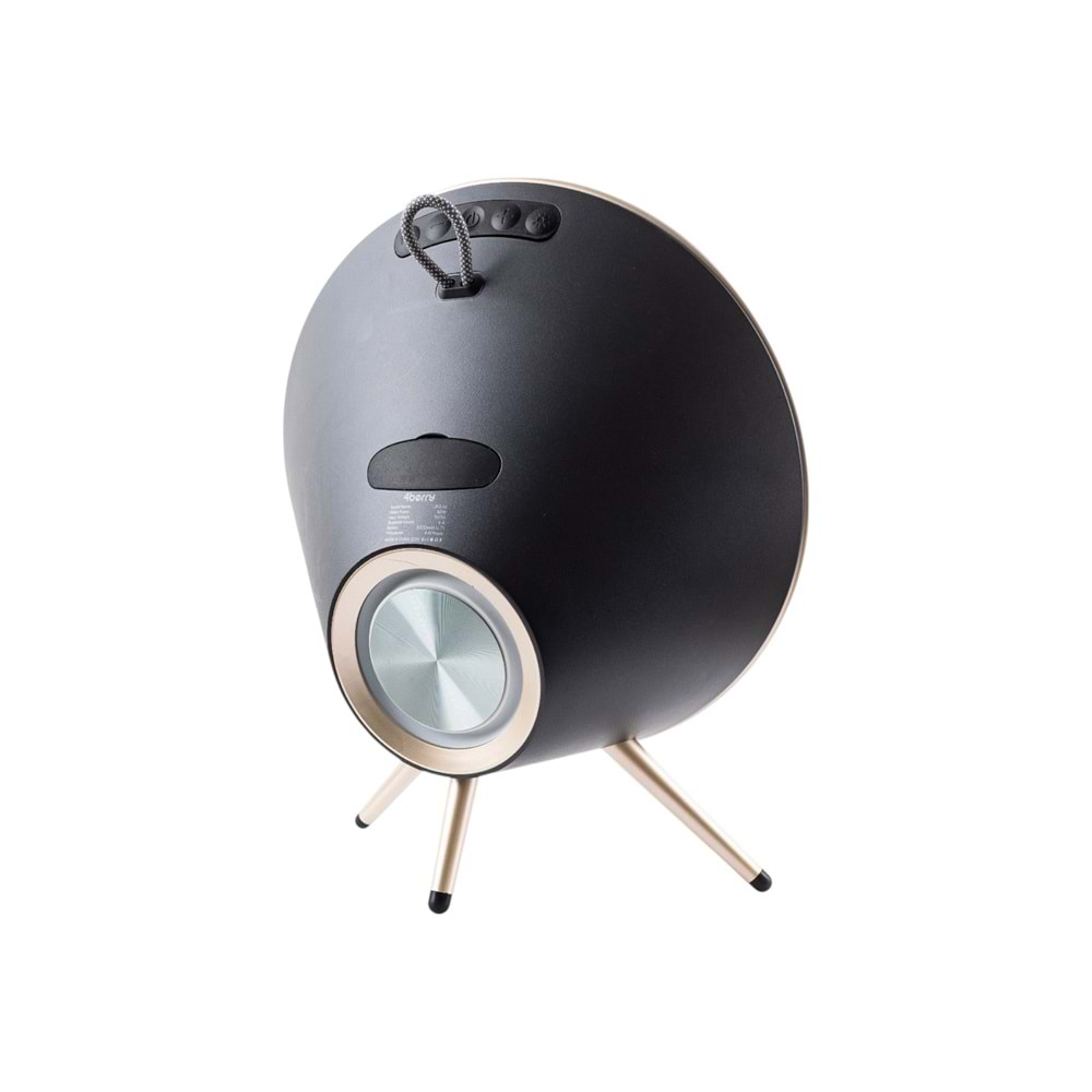 SPE-02G Siyah UFO Air Bluetooth Hoparlör – 80 W, Kablosuz, Modern Tasarım