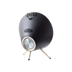 SPE-02G Siyah UFO Air Bluetooth Hoparlör – 80 W, Kablosuz, Modern Tasarım