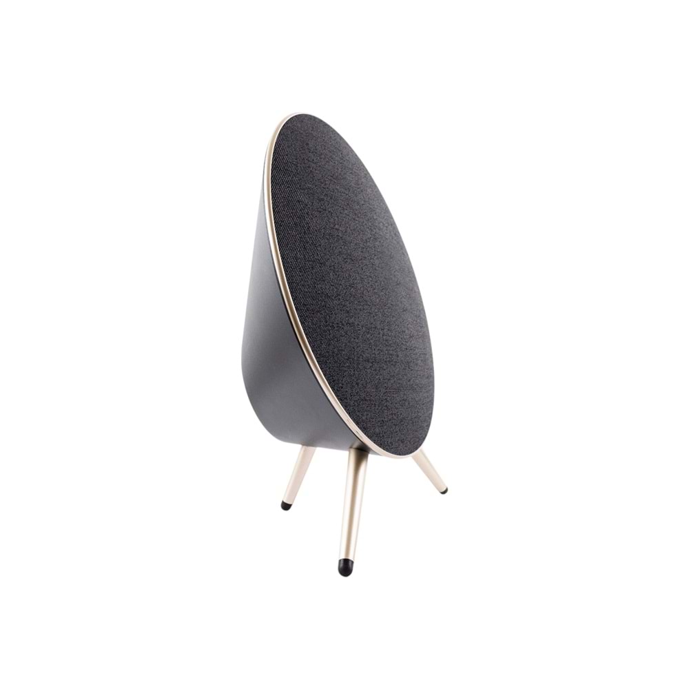 SPE-02G Siyah UFO Air Bluetooth Hoparlör – 80 W, Kablosuz, Modern Tasarım