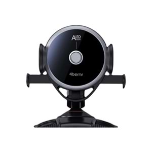 HDCF01S Siyah Araç Telefon Tutucu – 4.0–6.2¨, 360° Döner, Vakumlu Sabitleme