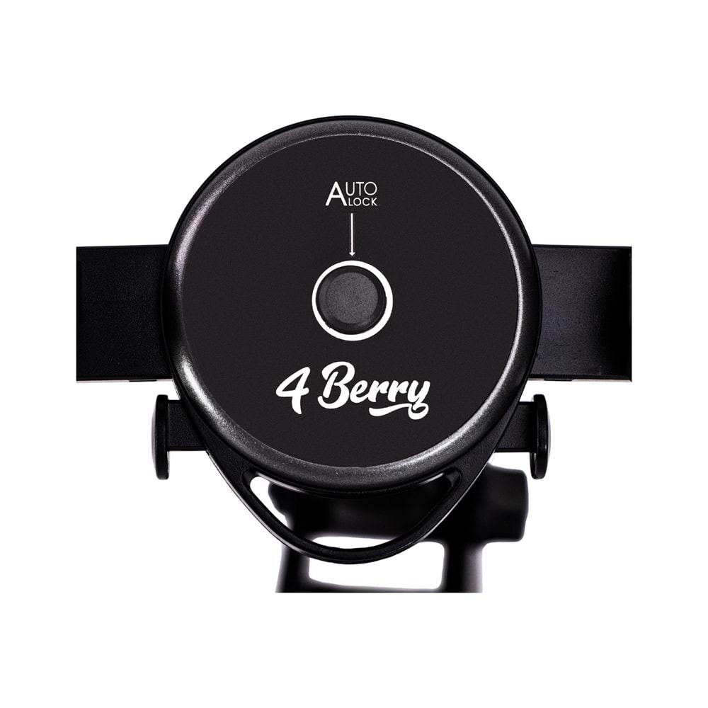 HDCF01S Siyah Araç Telefon Tutucu – 4.0–6.2¨, 360° Döner, Vakumlu Sabitleme