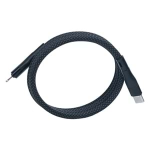 BMLC-02 Siyah Manyetik 1,5 m Hızlı Şarj Kablosu – Type-C - Lightning, 3 A