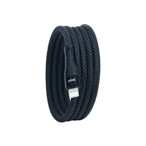 BMLC-02 Siyah Manyetik 1,5 m Hızlı Şarj Kablosu – Type-C - Lightning, 3 A