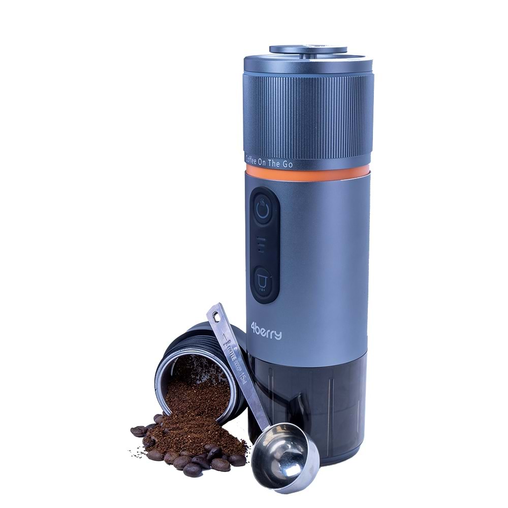 Taşınabilir Kahve Makinesi Pro Max – Şarjlı, Taşınabilir, Kapsül ve Toz Kahve Uyumlu GRI