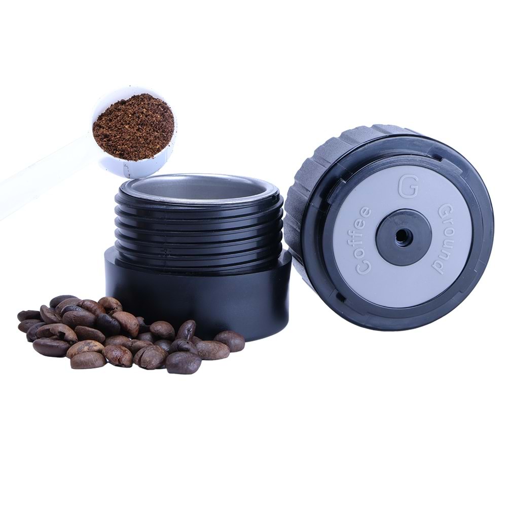 Taşınabilir Kahve Makinesi Pro Max – Şarjlı, Taşınabilir, Kapsül ve Toz Kahve Uyumlu GRI