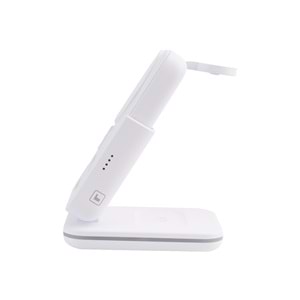 BWLm01B Beyaz Powerbank & Stand – 5-in-1, 5000 mAh, 20 W Hızlı Şarj