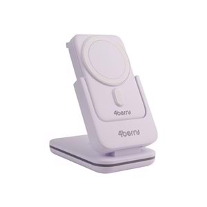 BWLm01B Beyaz Powerbank & Stand – 5-in-1, 5000 mAh, 20 W Hızlı Şarj