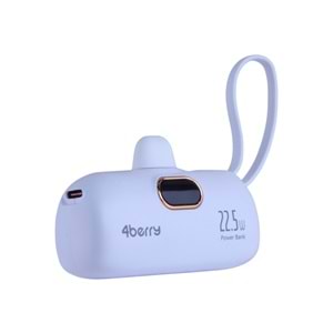 DX269B Beyaz Powerbank – 5.000 mAh, 22.5 W Type-C Hızlı Şarj