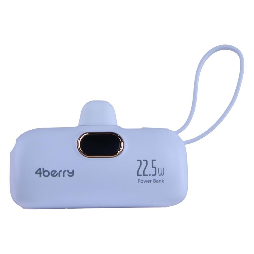 DX269B Beyaz Powerbank – 5.000 mAh, 22.5 W Type-C Hızlı Şarj