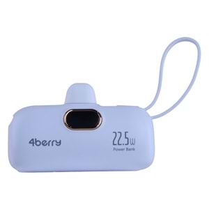 DX269B Beyaz Powerbank – 5.000 mAh, 22.5 W Type-C Hızlı Şarj