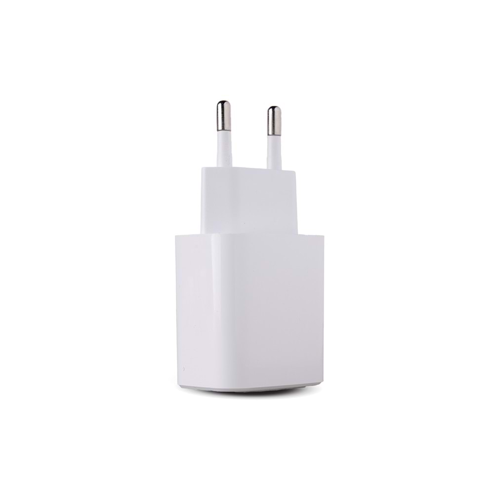 AU13 Hızlı USB Duvar Şarj Adaptörü (Başlık) 3.0A 18W - Beyaz
