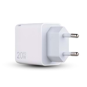 AD88 20W Çift USB Şarj Adaptörü - Hızlı Şarj Cihazı BEYAZ
